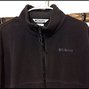 Men’s Chocolate Brown Columbia Zip Jacket (XL)